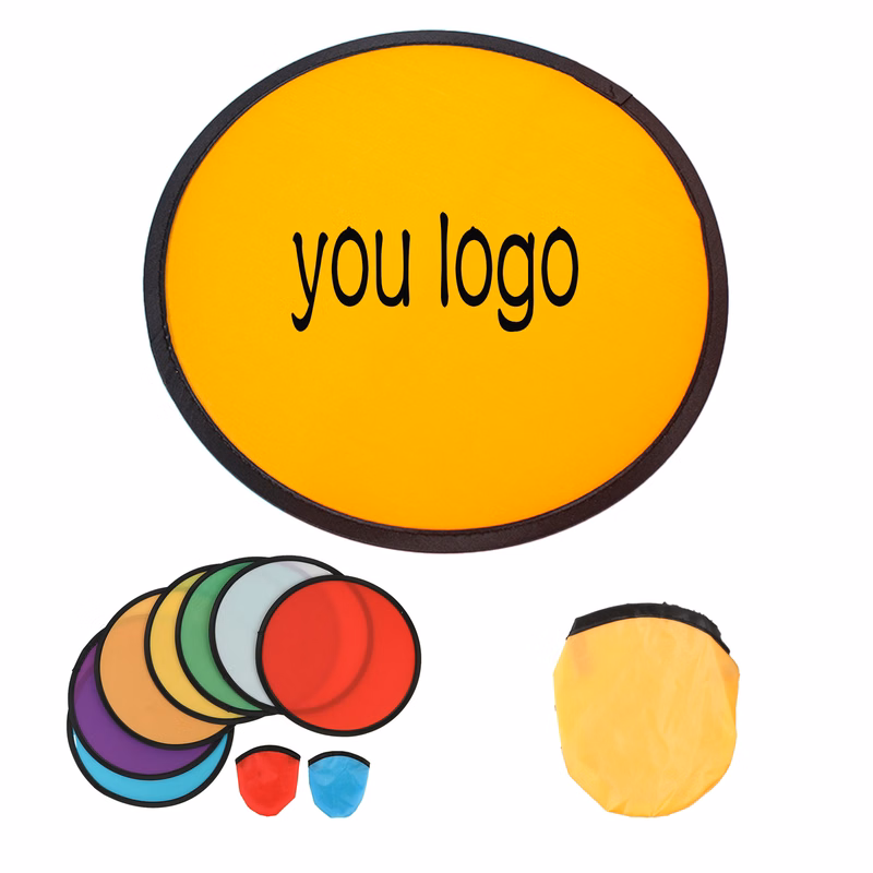 Foldable Portable Round Fan Made Of Polyester Fabric