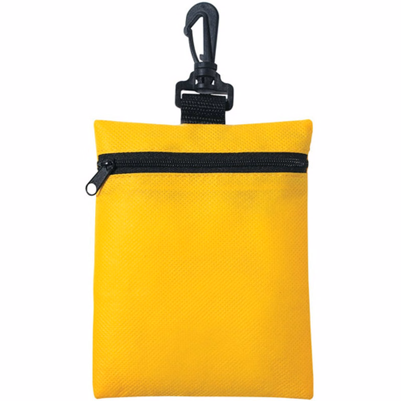 Colorful Non Woven Zipper Pouch With Hang