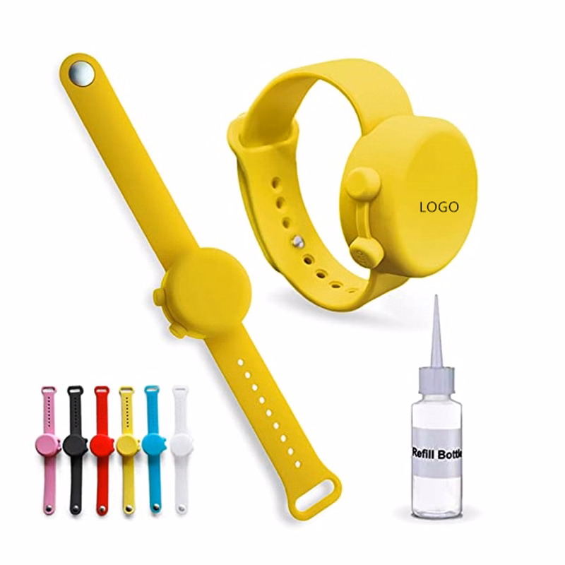 Adjustable Silicone Wristband Hand Sanitizer Bracelet