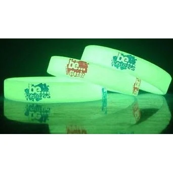 Glow in the Dark Silicone Wristband 1
