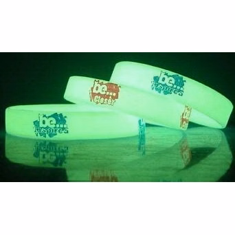 Glow in the Dark Silicone Wristband