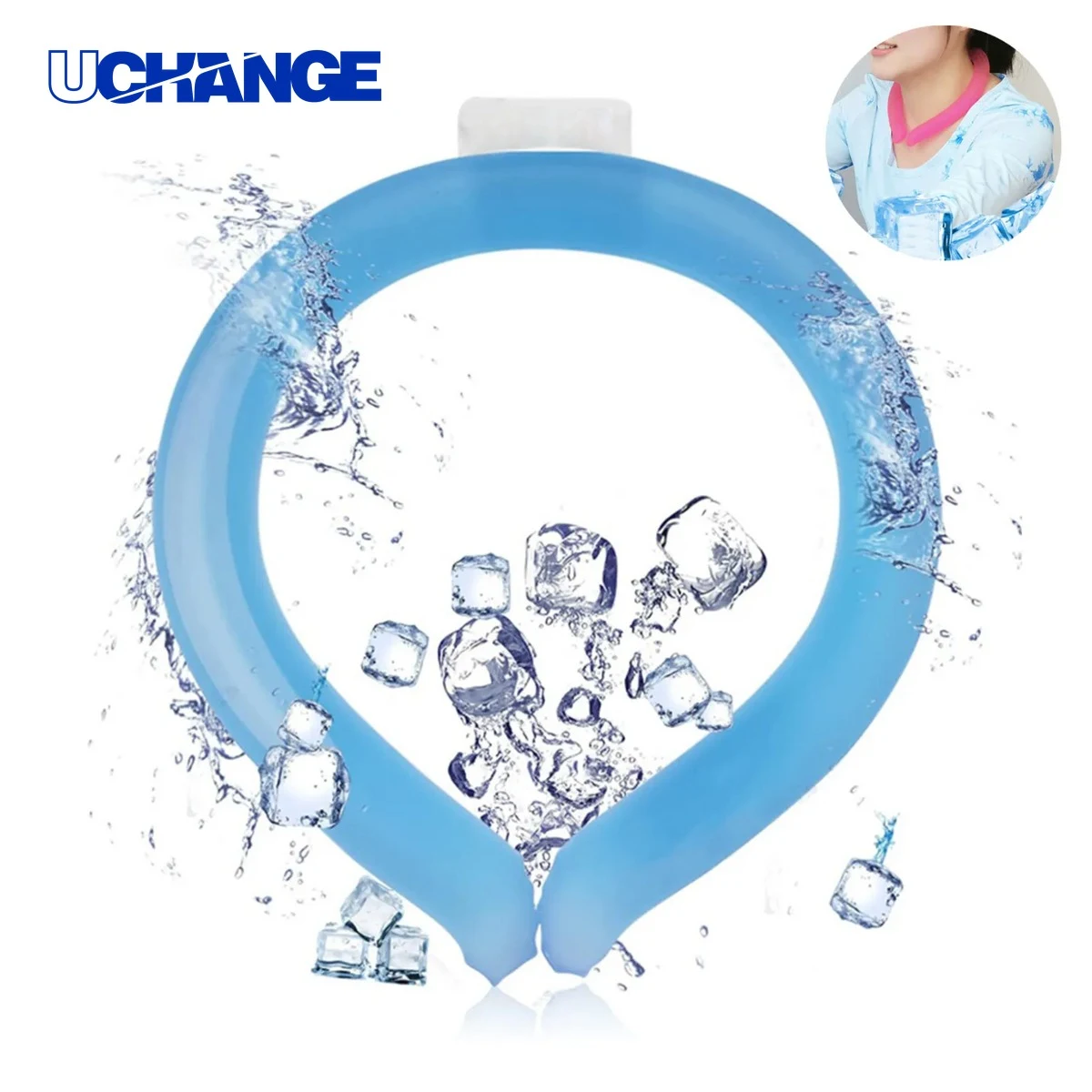 Wearable Neck Cooling Tube Reusable Cooler for Summer Outdoor Work & Events 1