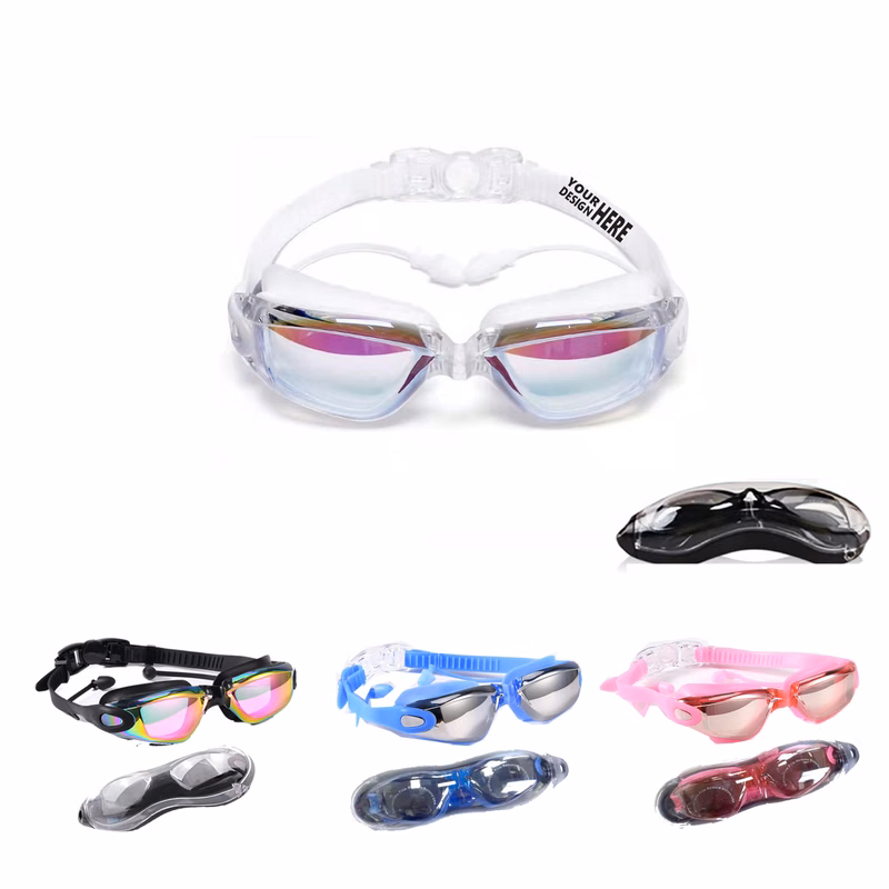 UV Protection Swimming Goggles With Case