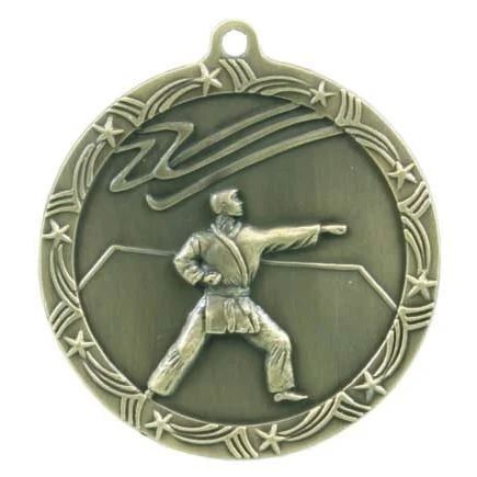 Karate Shooting Star Medal, 2 1/2" 1