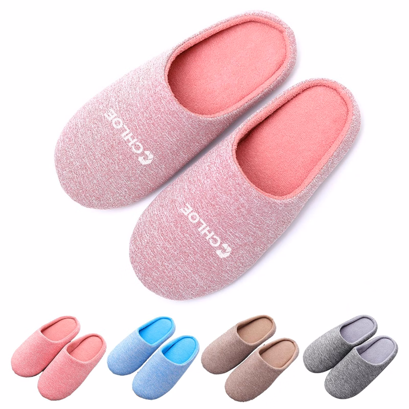Autumn And Winter Warm Half Pack With Soft Soled Slippers