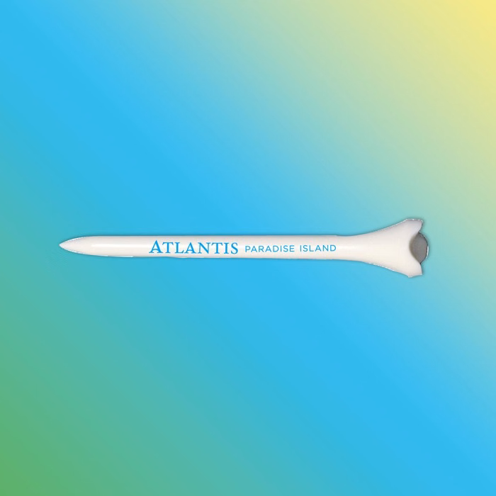 "Hit It Long" Tiger Aerodynamic Golf Tees (2 3/4")