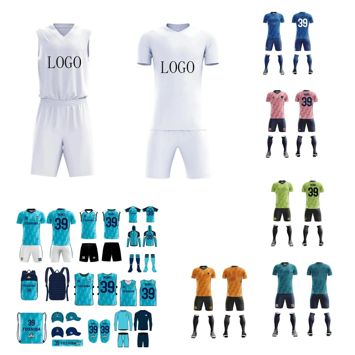Custom A Set Of Football Uniform 1