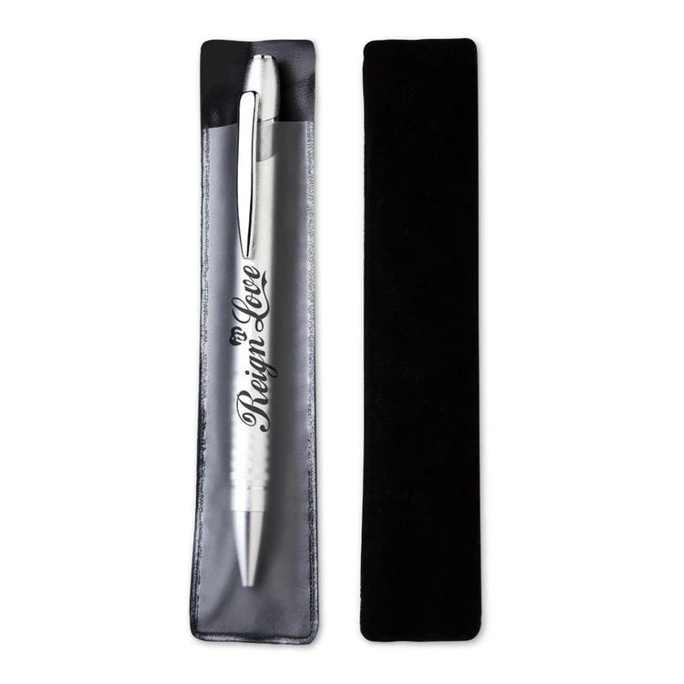 Clear Velvet Pen Pouch 1