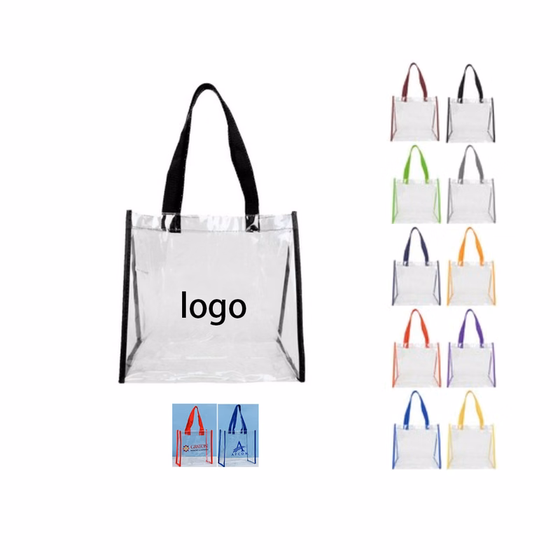 Clear Stadium Security Open Tote Bags