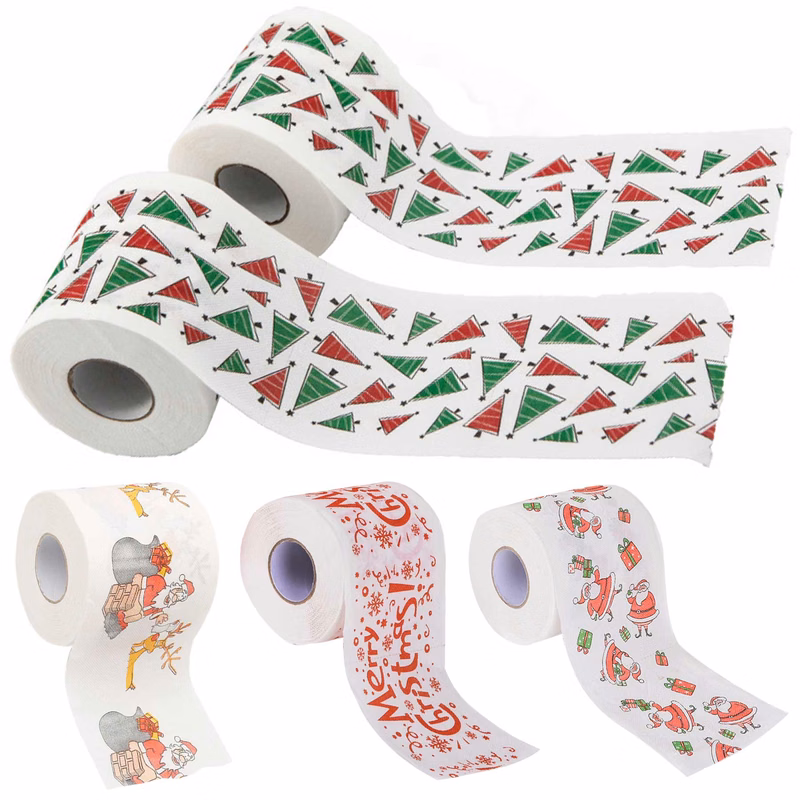 Three-Ply Toilet Paper Rolls