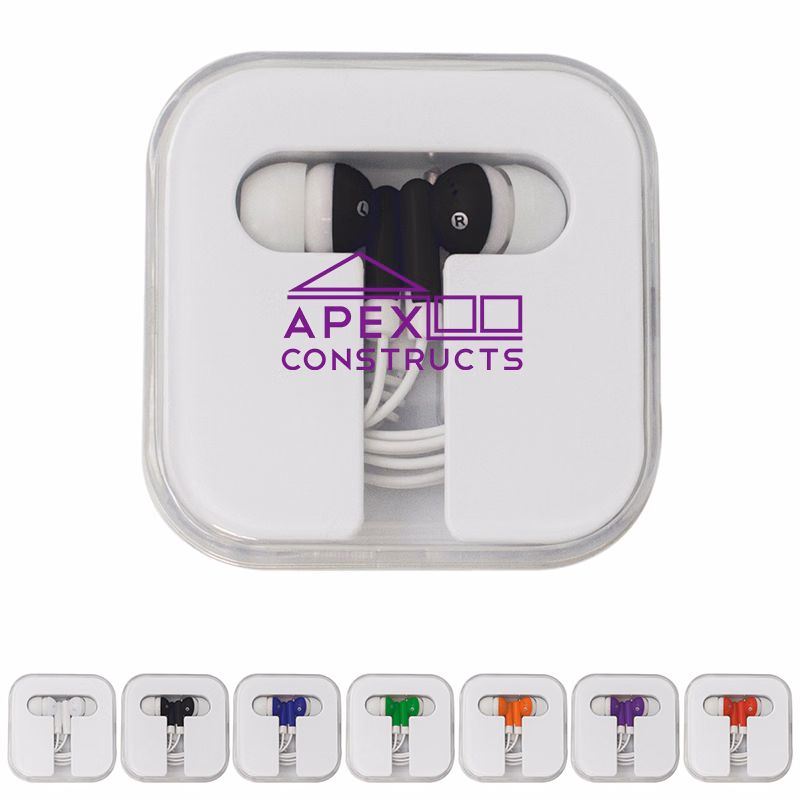 Ear Buds with Square Case