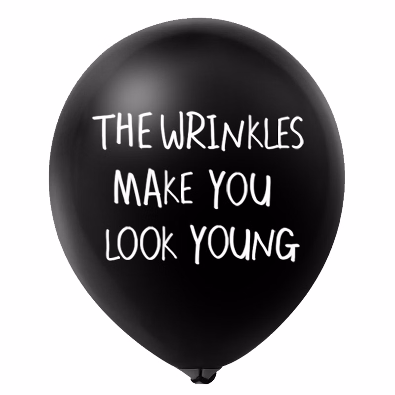 Christmas Let's Party Cheers Printed Adult Birthday Party Decoration Balloons