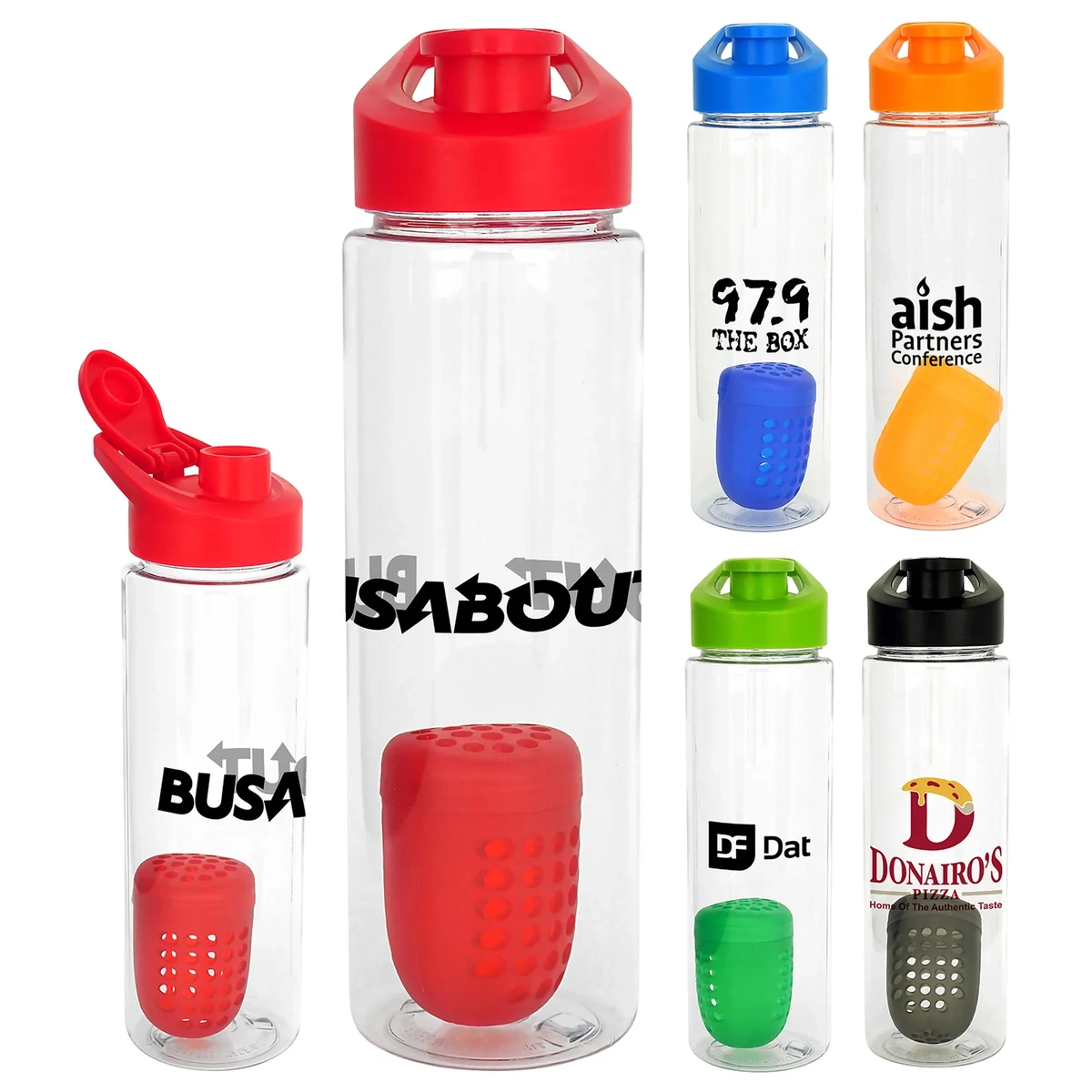 Easy Pour 24 oz. Recycled Bottle With Floating Infuser 1