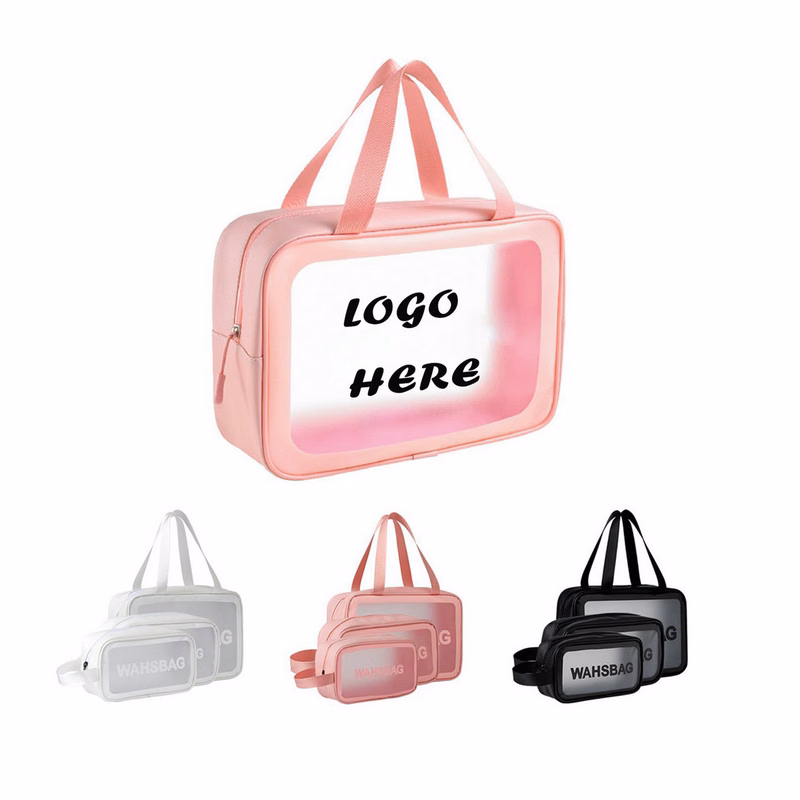 PVC Waterproof Portable Cosmetic Bag