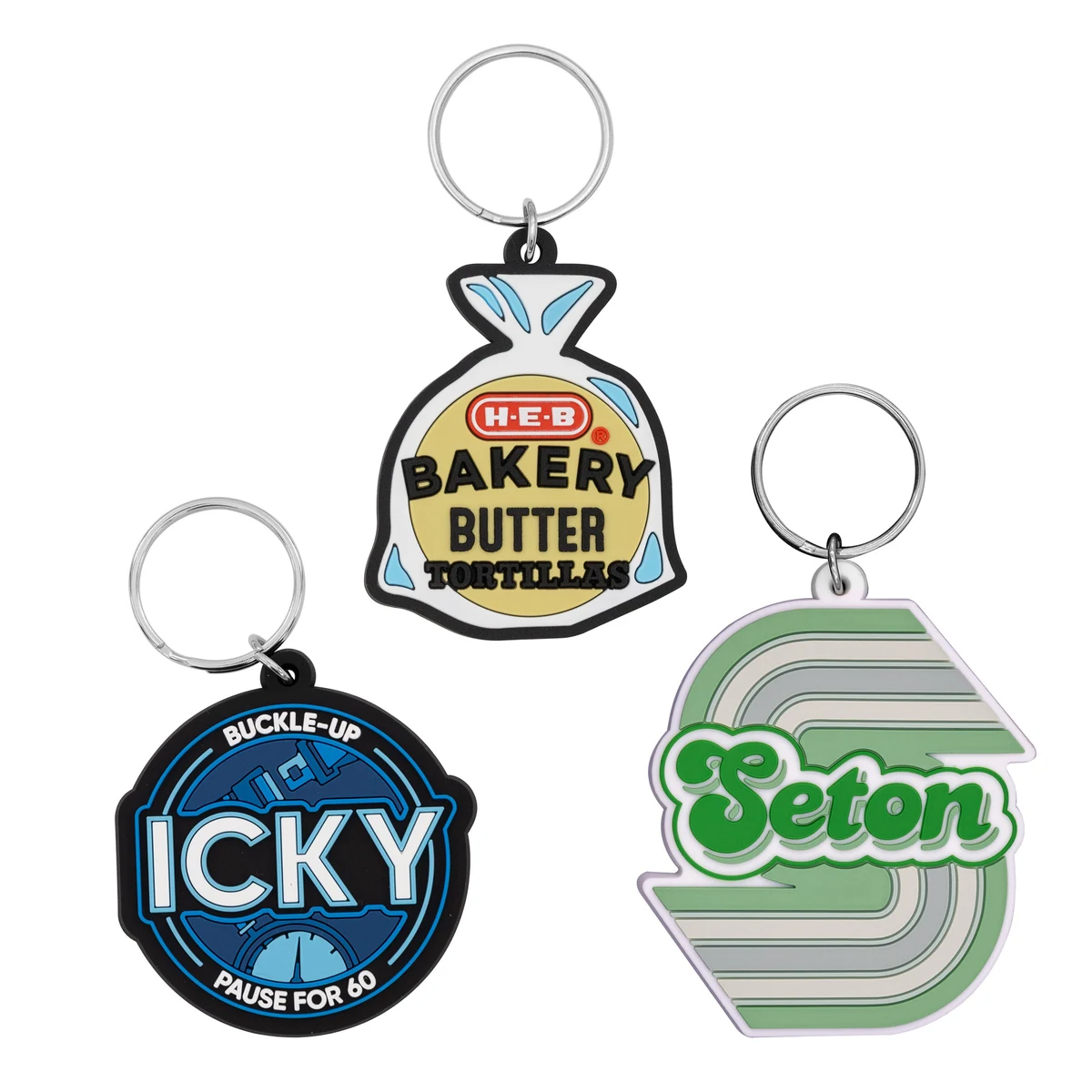 Custom PVC Keychain w/ NFC Function (2") 1