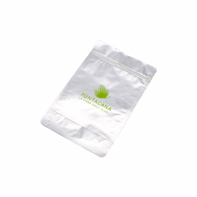Silver Zipper Pouch