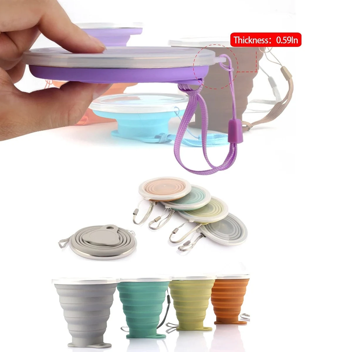 Silicone Foldable Cup 1