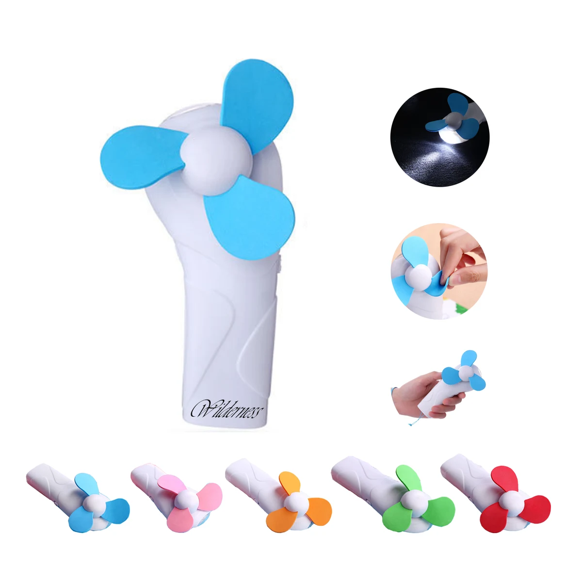 Portable Fan w/ Flashlight 1