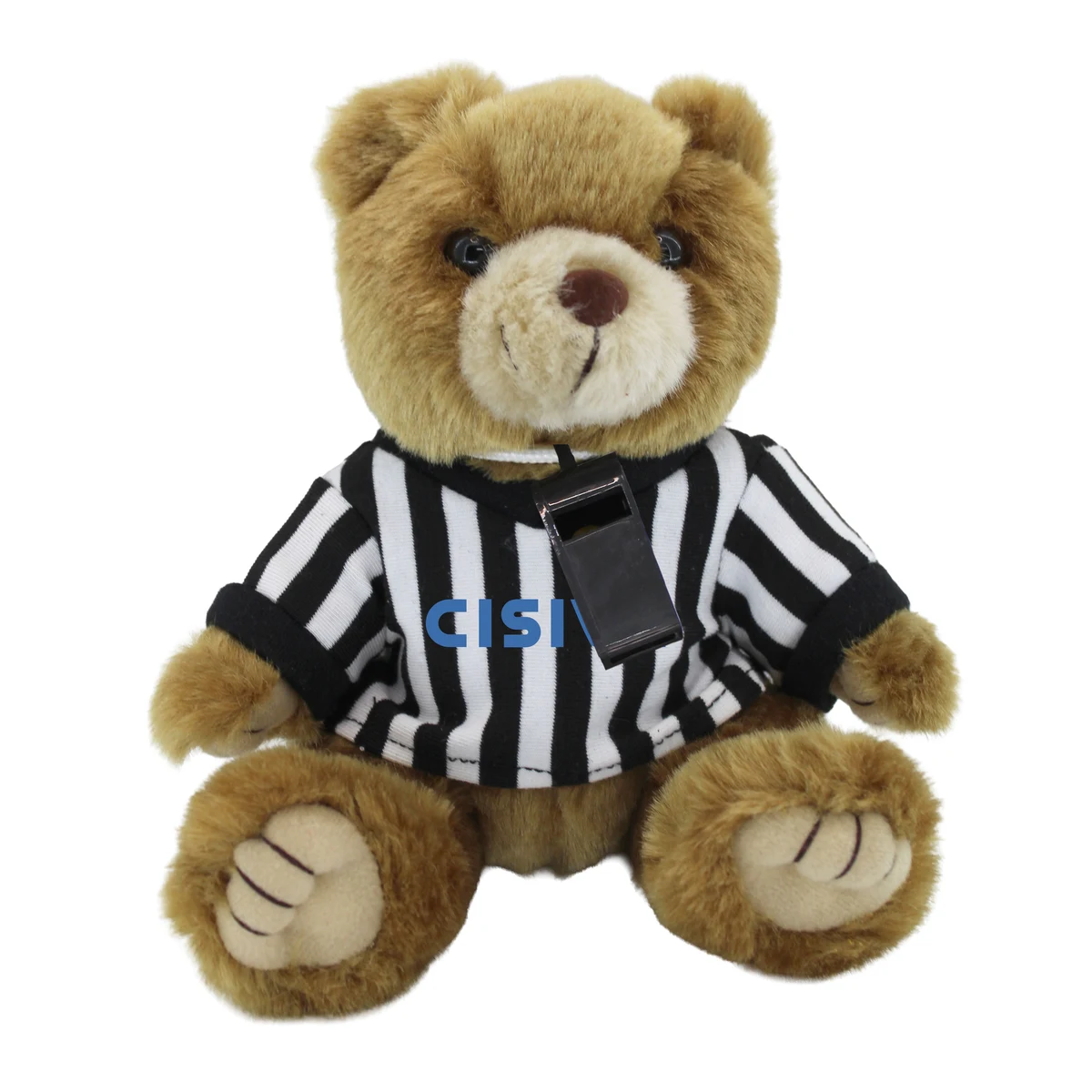 8" Referee Bear with one color imprint 1