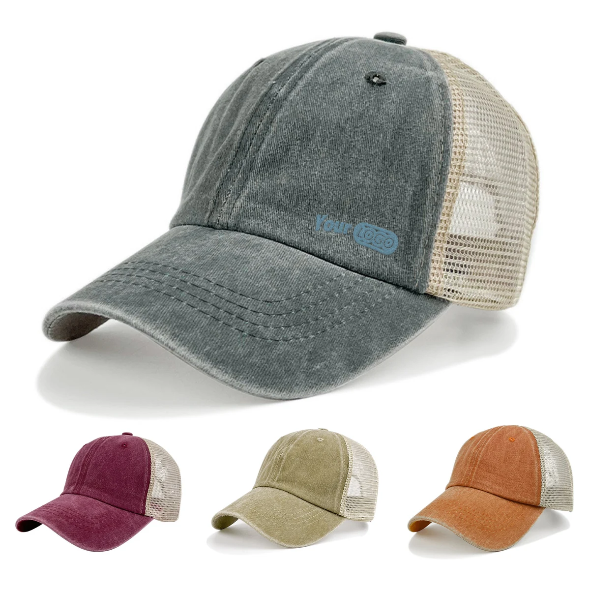Cotton Sunscreen Breathable Duckbill Cap 1