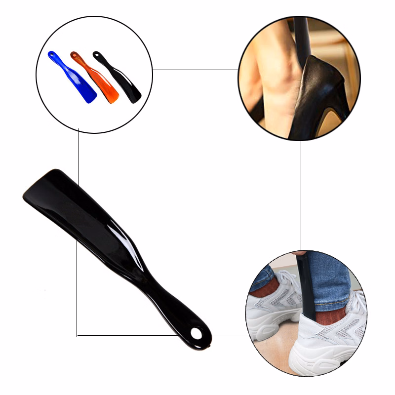 Plastic Shoehorn/Shoe Wearer With Hole