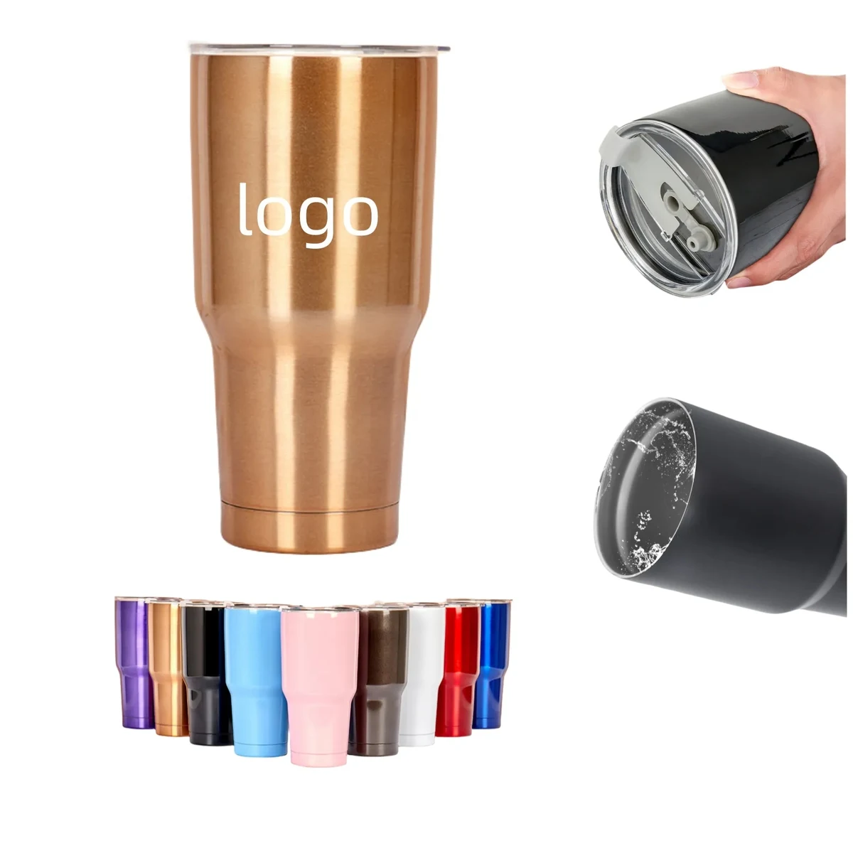 30 oz Tumbler, Stainless Steel Vacuum Insulated Cup 1