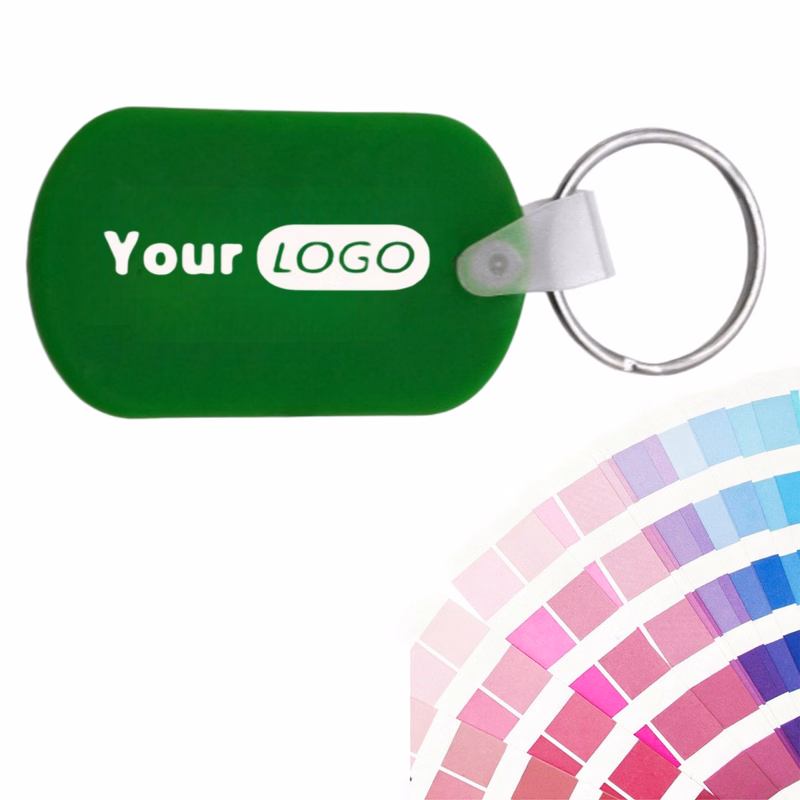 Custom Logo Soft Rubber Keychain