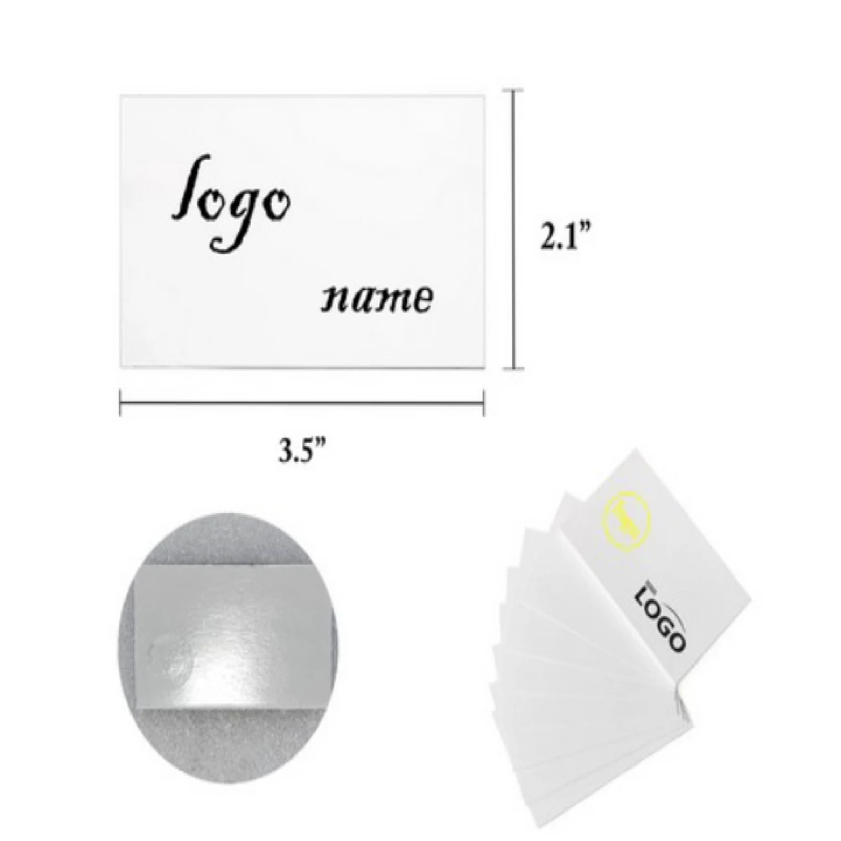 Foil Stamped Gloss Laminated 300g Coated Paper Business Cards 1