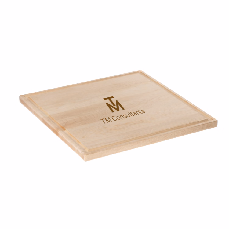 Maple Cutting Board with Juice Groove 14-1/4"x14- 1/4"x3/4"
