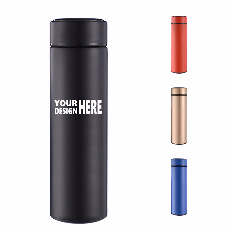 Customizable Stainless Steel Insulated Bottle - 17oz