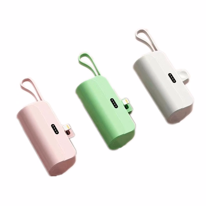 2 in 1 Pocket Keychain Emergency Powerbank with Cable
