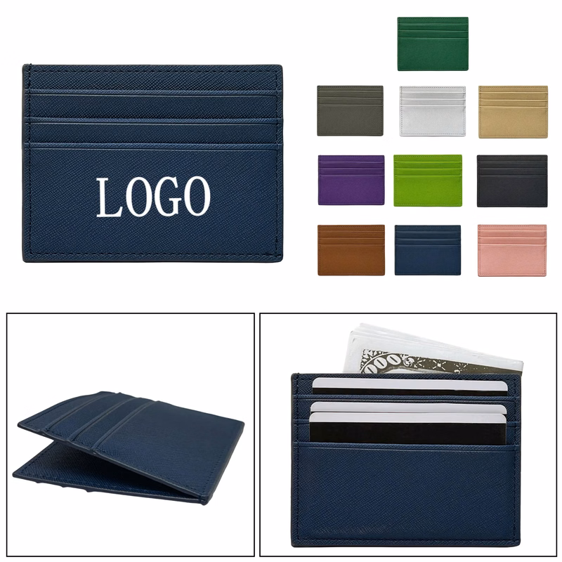 PU Leather Double-Sided Card Holder
