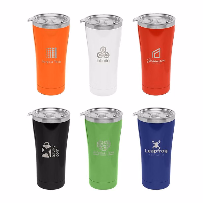 Yukon - 22 oz. Double-Wall Stainless Travel Mug - Laser