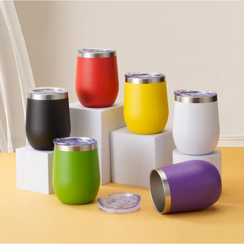 12 oz Stainless Steel Tumbler with Lid 1