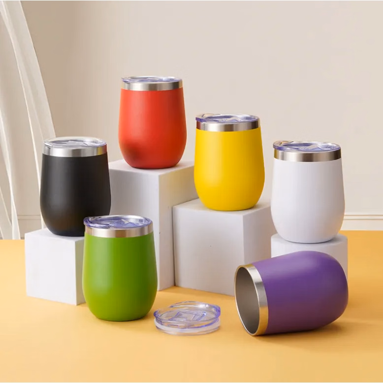 12 oz Stainless Steel Tumbler with Lid