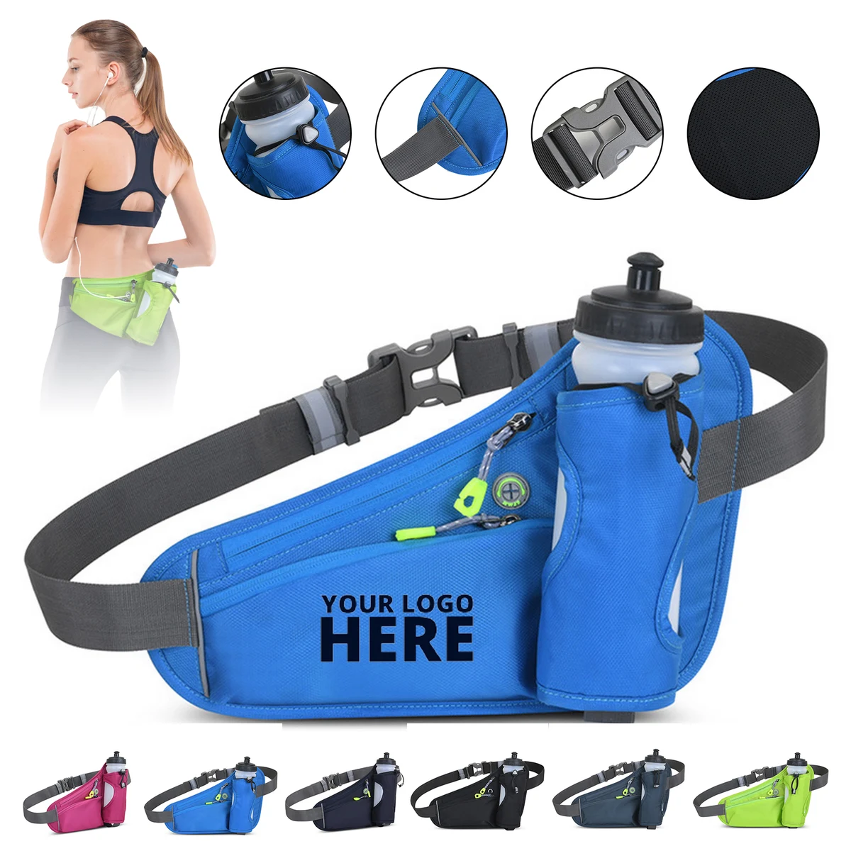 Waist Pack with Water Bottle Holder 1