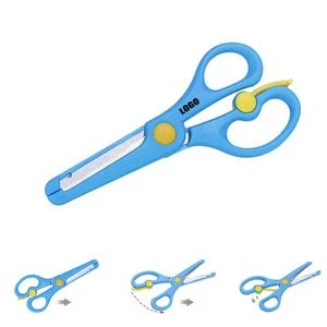 Ergonomic Stainless Steel Safety Scissors With Plastic Body 1
