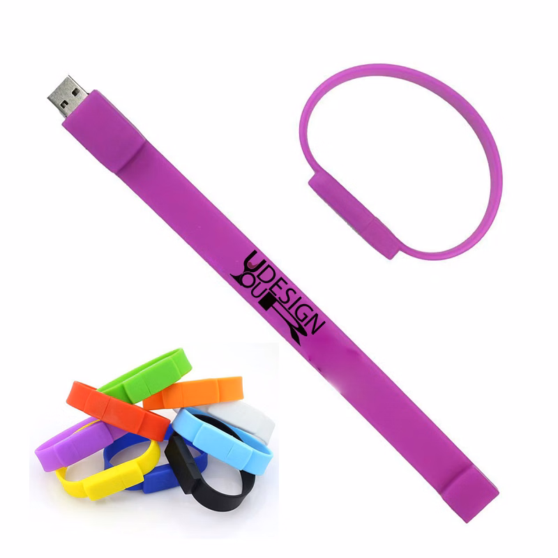 Silicone Wristband USB Drive Bracelet