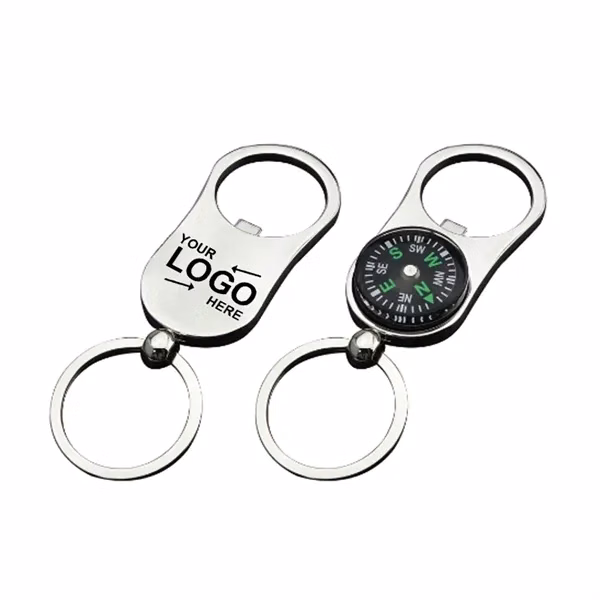 Custom Zinc Alloy Bottle Opener Keychain Multi Tool — Outdoor Camping Gear