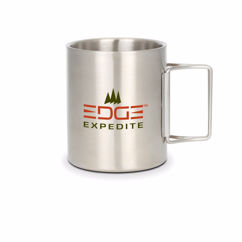 10 Oz. Camping Cup w/Foldable Handles