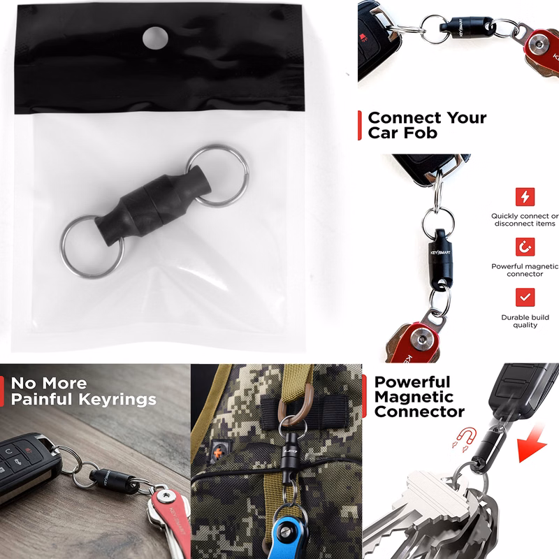 Magnetic Quick Release Keychain Connector