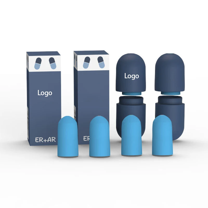 Capsule Shape Soft Noise Cancelling Earplugs 1