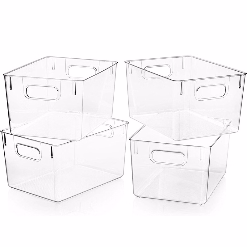 Clear Plastic Storage Bins