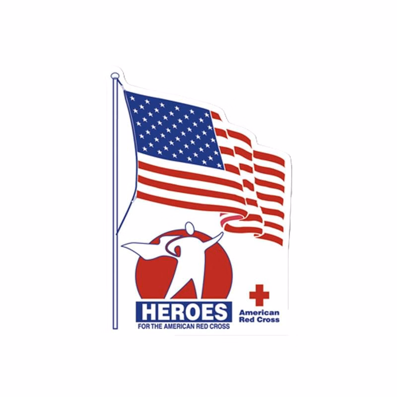 Waiving Flag Stock Shape Magnet - 20mil