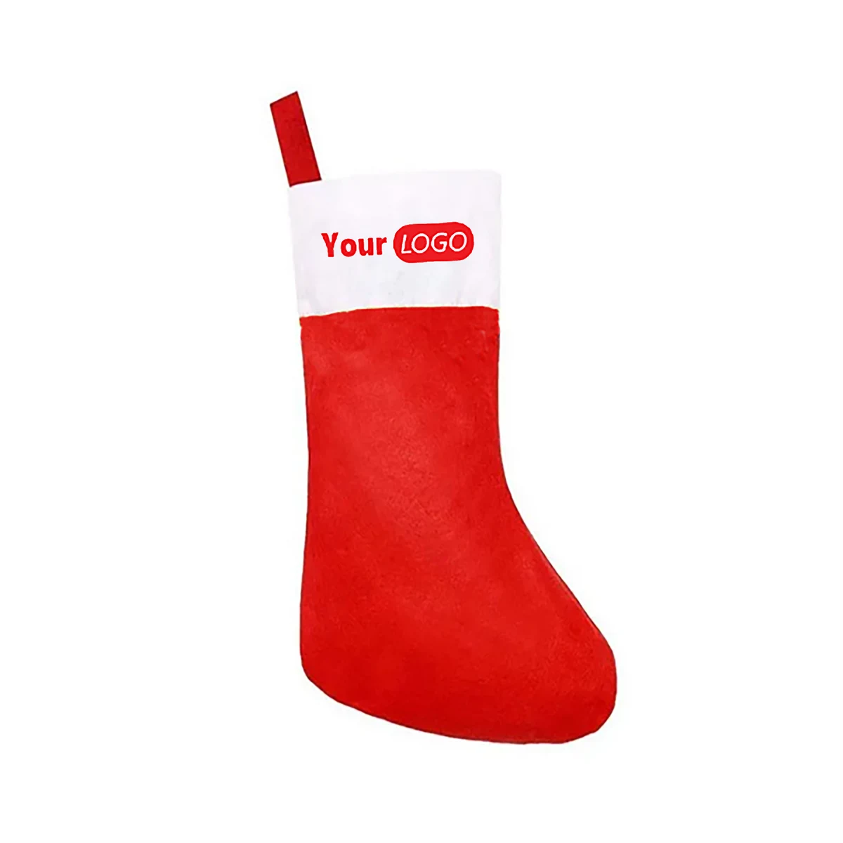 Festive Red Stockings in Non-Woven Fabric 1
