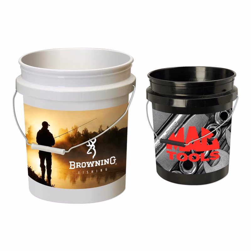 5 Gallon Custom Metal Handle Bucket