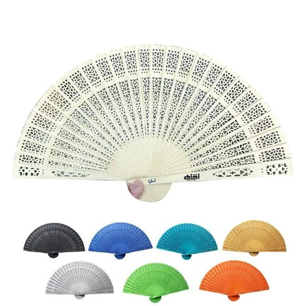 Wood Fold Hand Fan 1