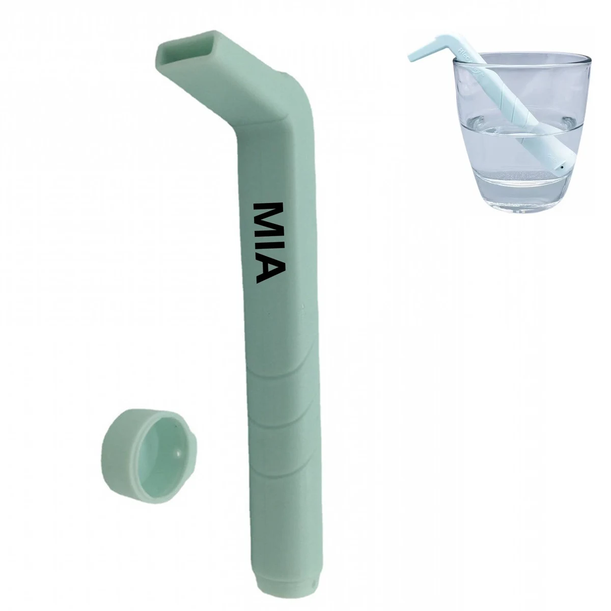 Silicone anti-hiccup straw 1