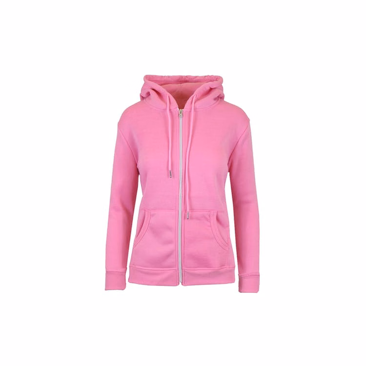 Women's Full Zip Hoodies - S-2X Pink