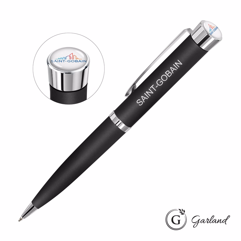 Garland® Executive Custom Color Ballpoint Twist Pen - Chrome